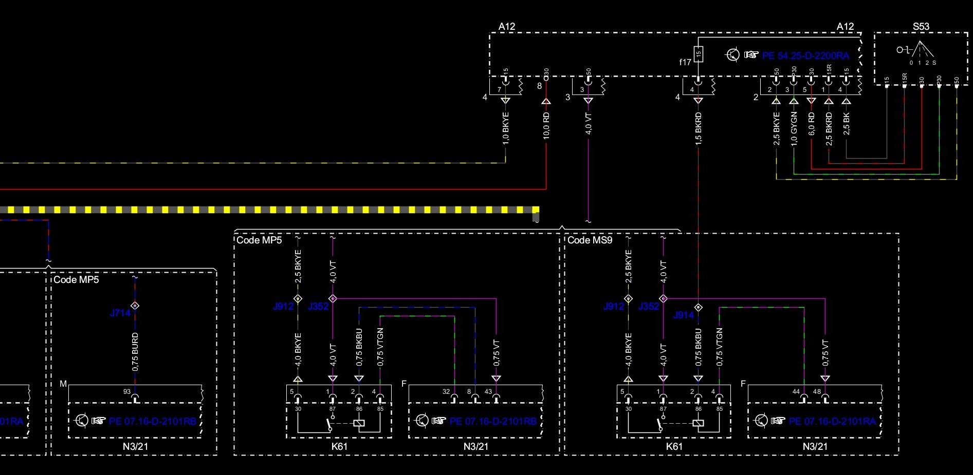 Установка автосигнализации на Mercedes Sprinter - Точки подключения, расположение и цвета проводов